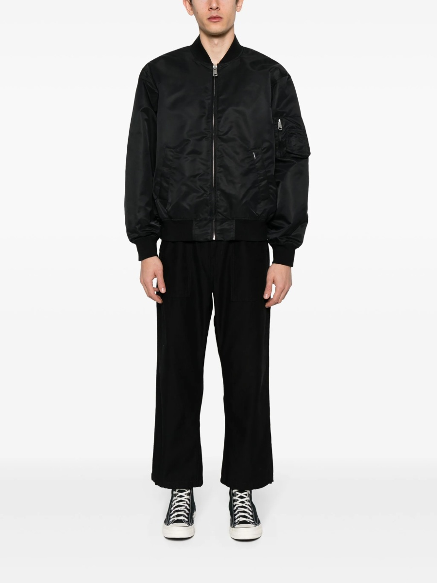 Pantaloni conici Carhartt negri din bumbac - Img 2