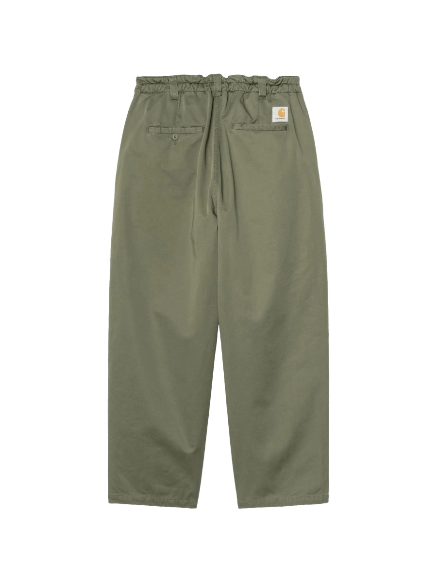 Pantaloni conici Carhartt verzi din bumbac - Img 2