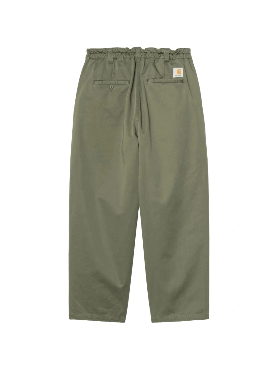 Pantaloni conici Carhartt verzi din bumbac - Img 2