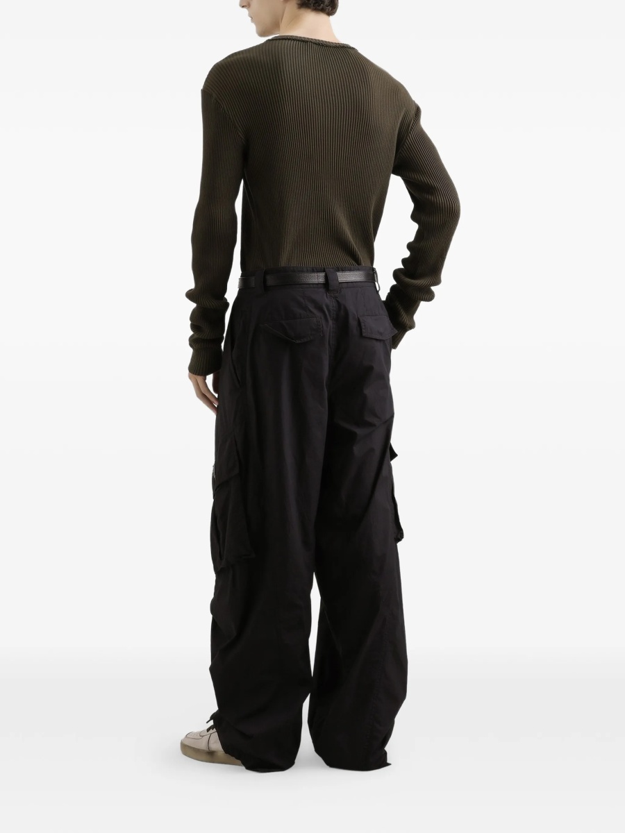 Pantaloni conici Dolce &amp; Gabbana negri - Img 3