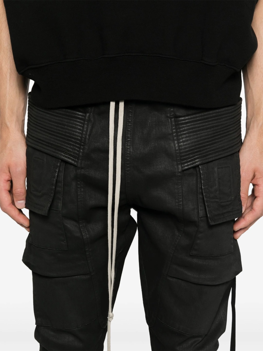 Pantaloni conici Rick Owens negri - Img 5