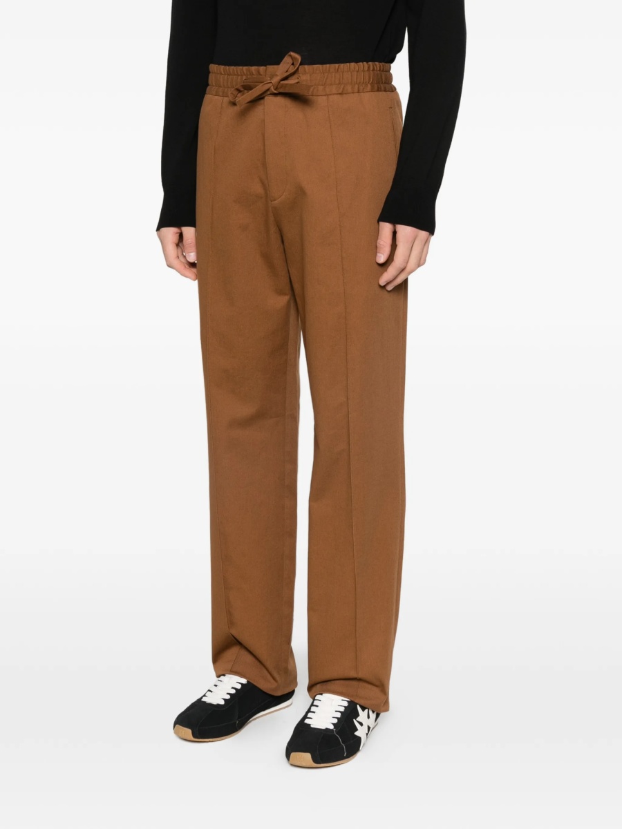 Pantaloni conici Valentino Garavani maro - Img 3