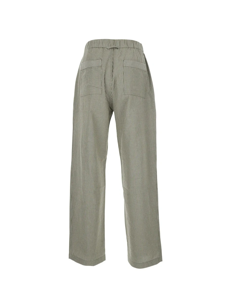 Pantaloni Coor verzi din bumbac - Img 4