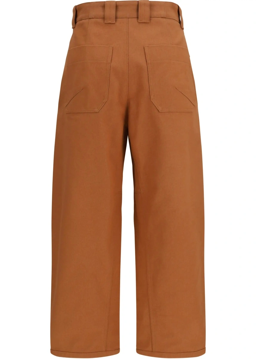 Pantaloni Cotton canvas barrel-leg Pants - Img 2