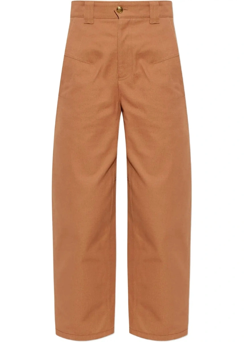 Pantaloni Cotton canvas barrel-leg Pants - Img 8