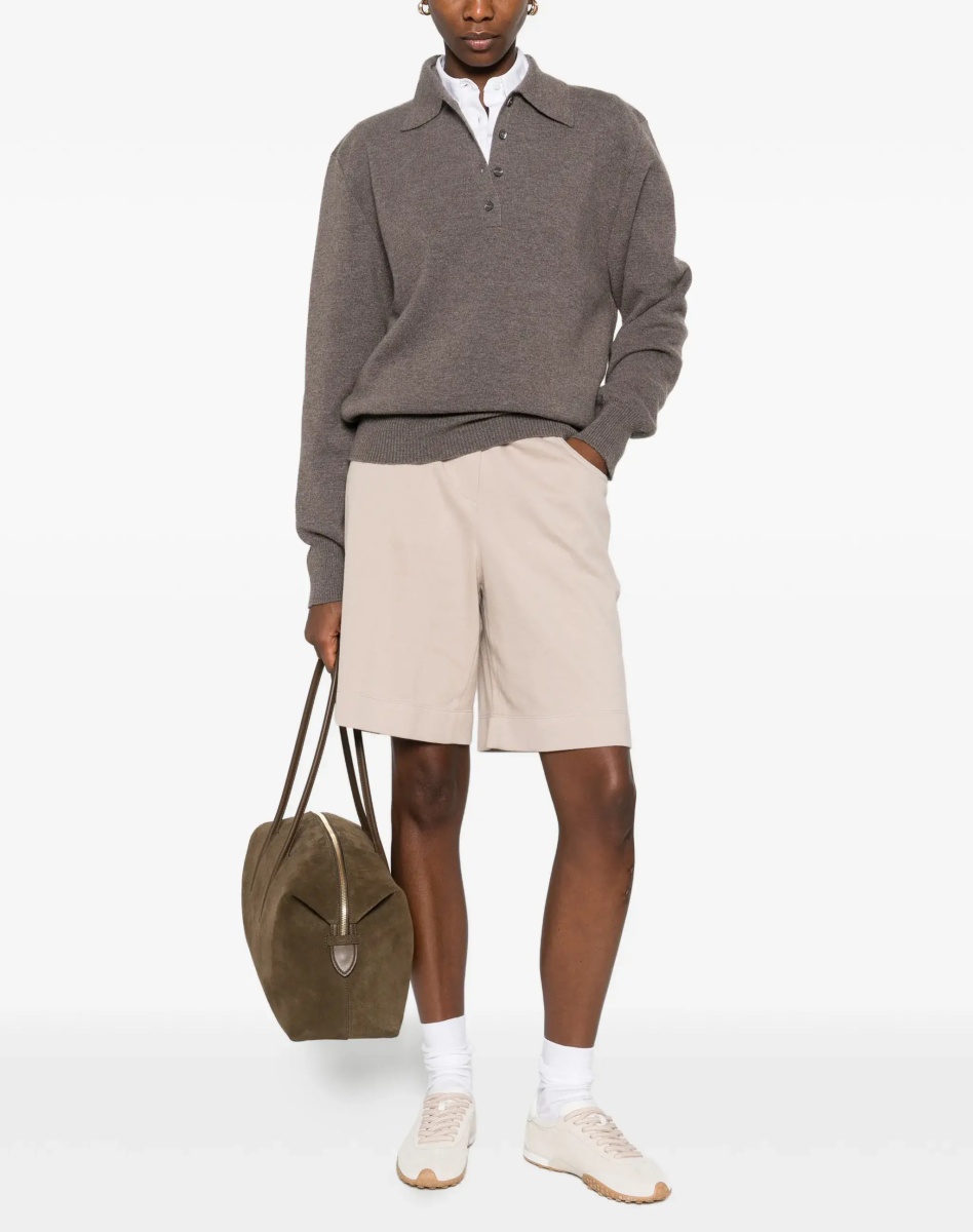 Pantaloni Cotton piqué Shorts - Img 4