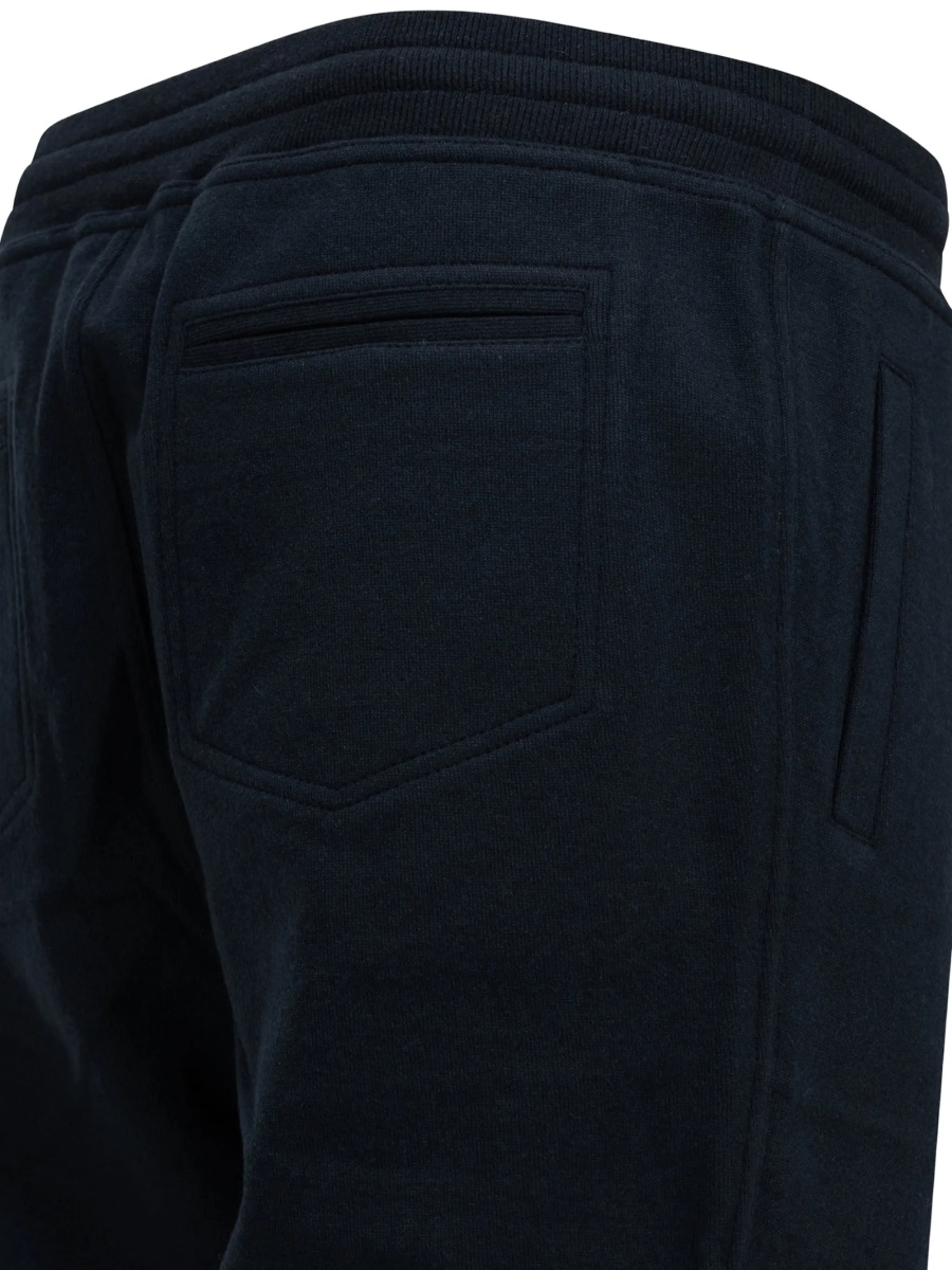 Pantaloni de trening Brunello Cucinelli albastri din casmir si bumbac - Img 4