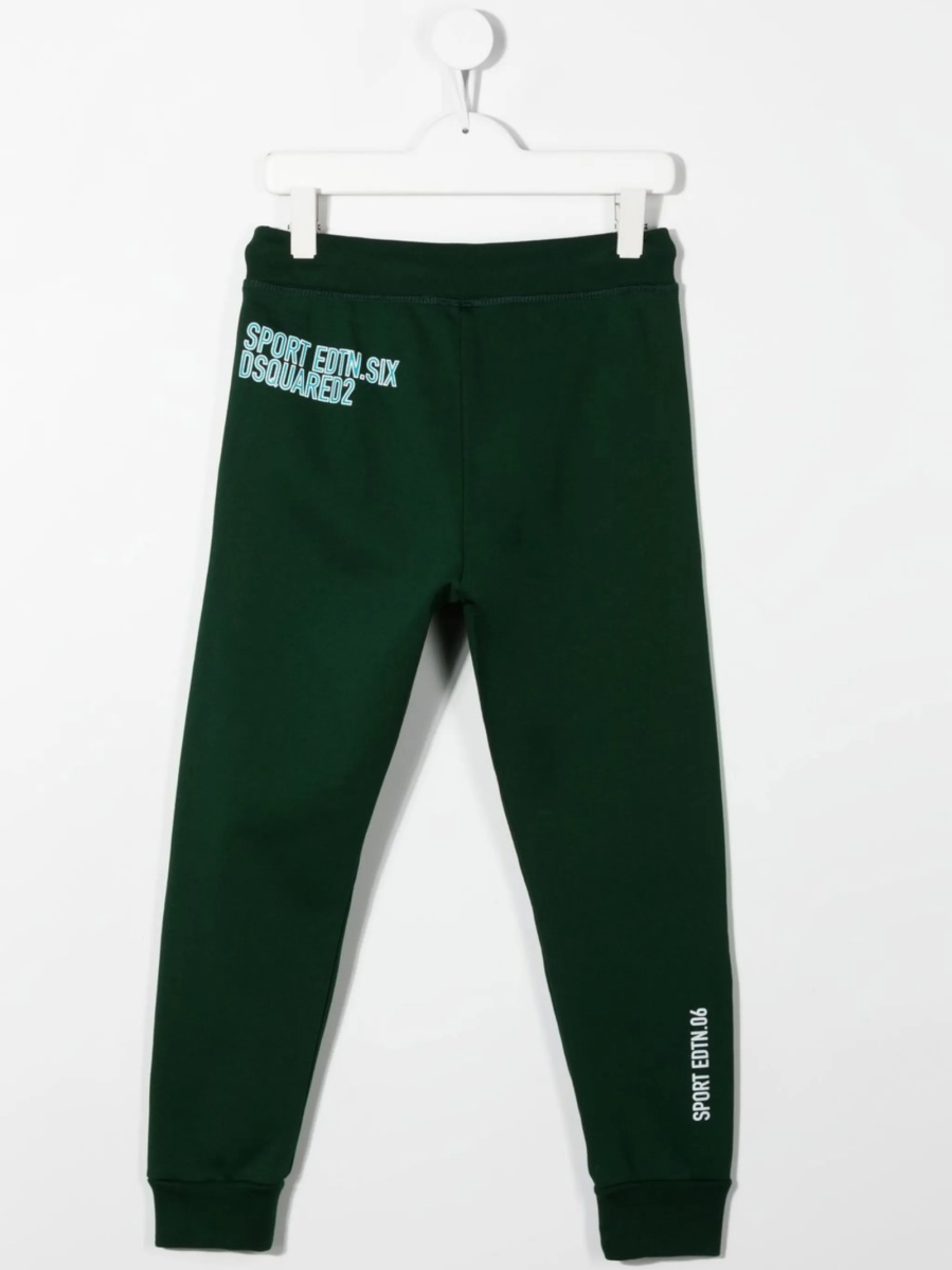 Pantaloni de trening DSQUARED2 verzi - Img 2