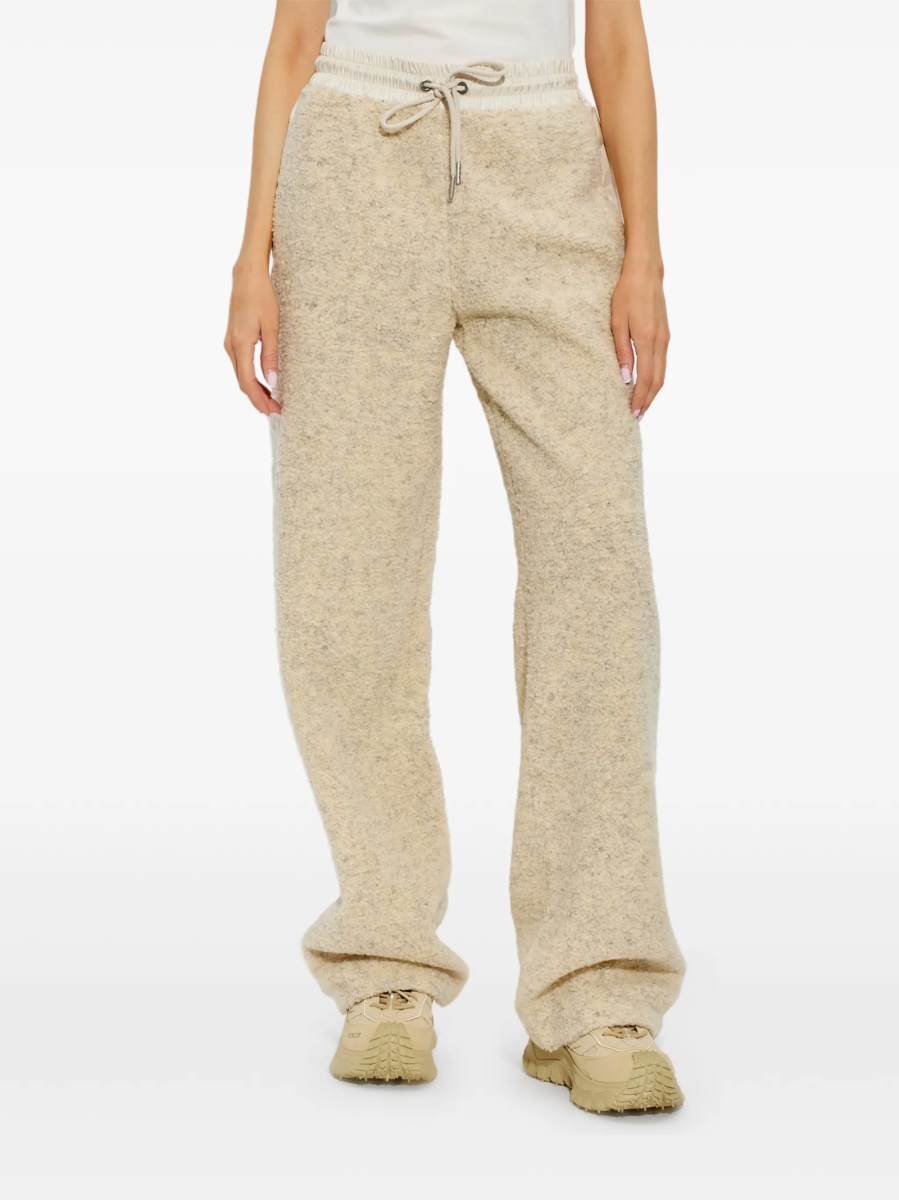 Pantaloni de trening Moncler neutri din vascoza si bumbac - Img 3
