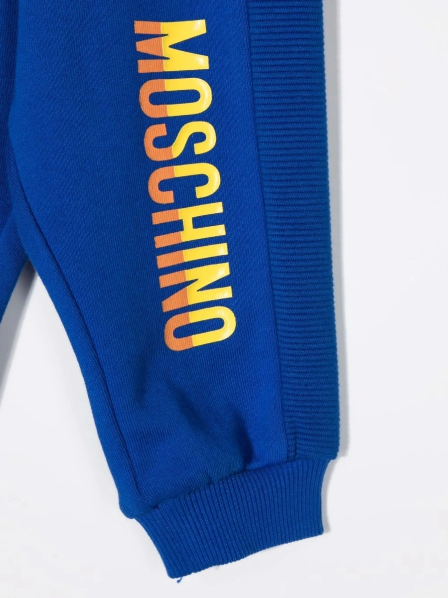 Pantaloni de trening Moschino albastri - Img 3