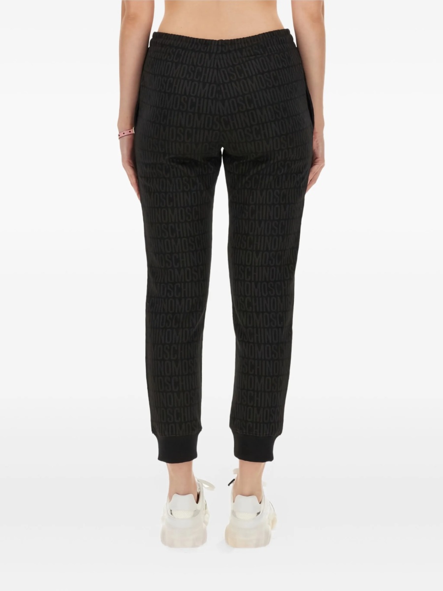 Pantaloni de trening Moschino negri - Img 4