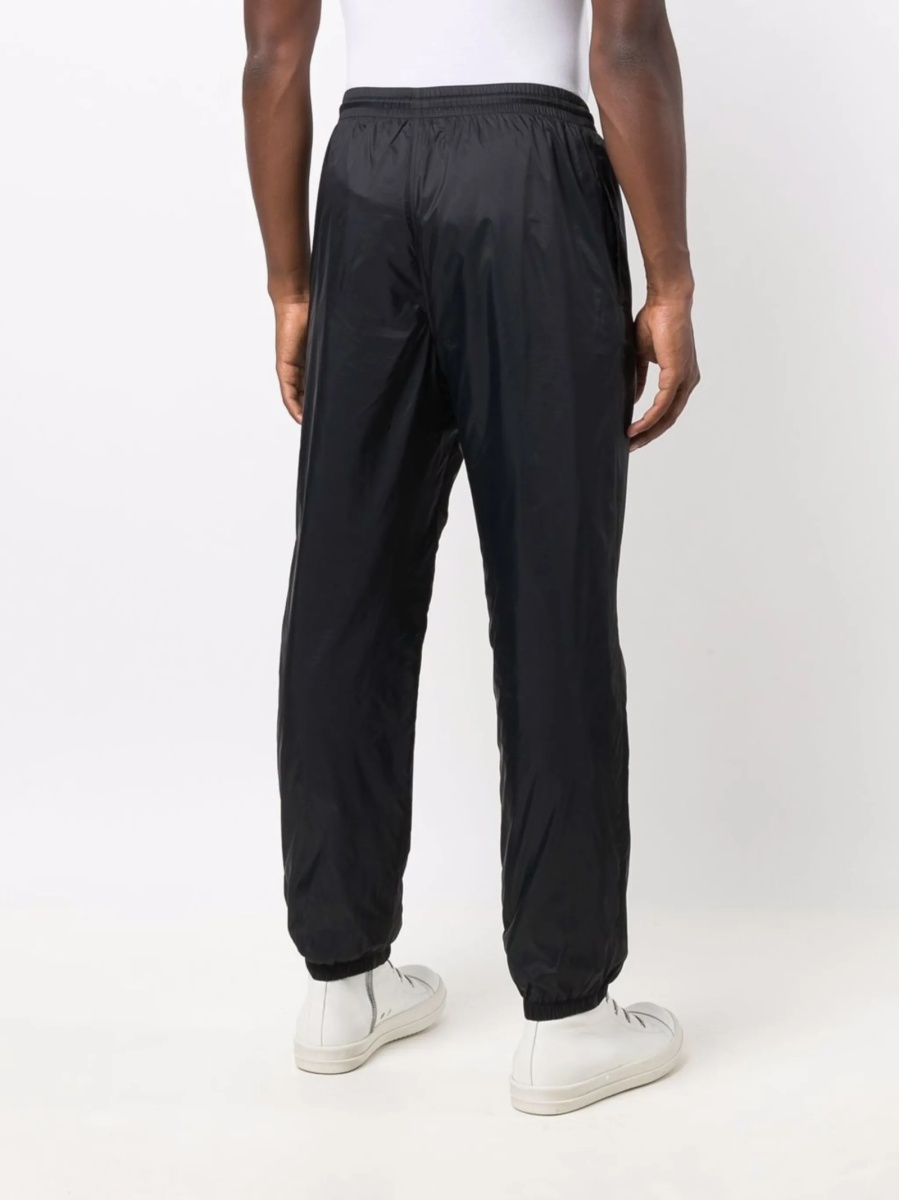 Pantaloni de trening MSGM negri din poliamida - Img 4