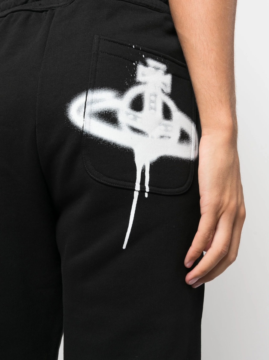 Pantaloni de trening Vivienne Westwood negri - Img 5