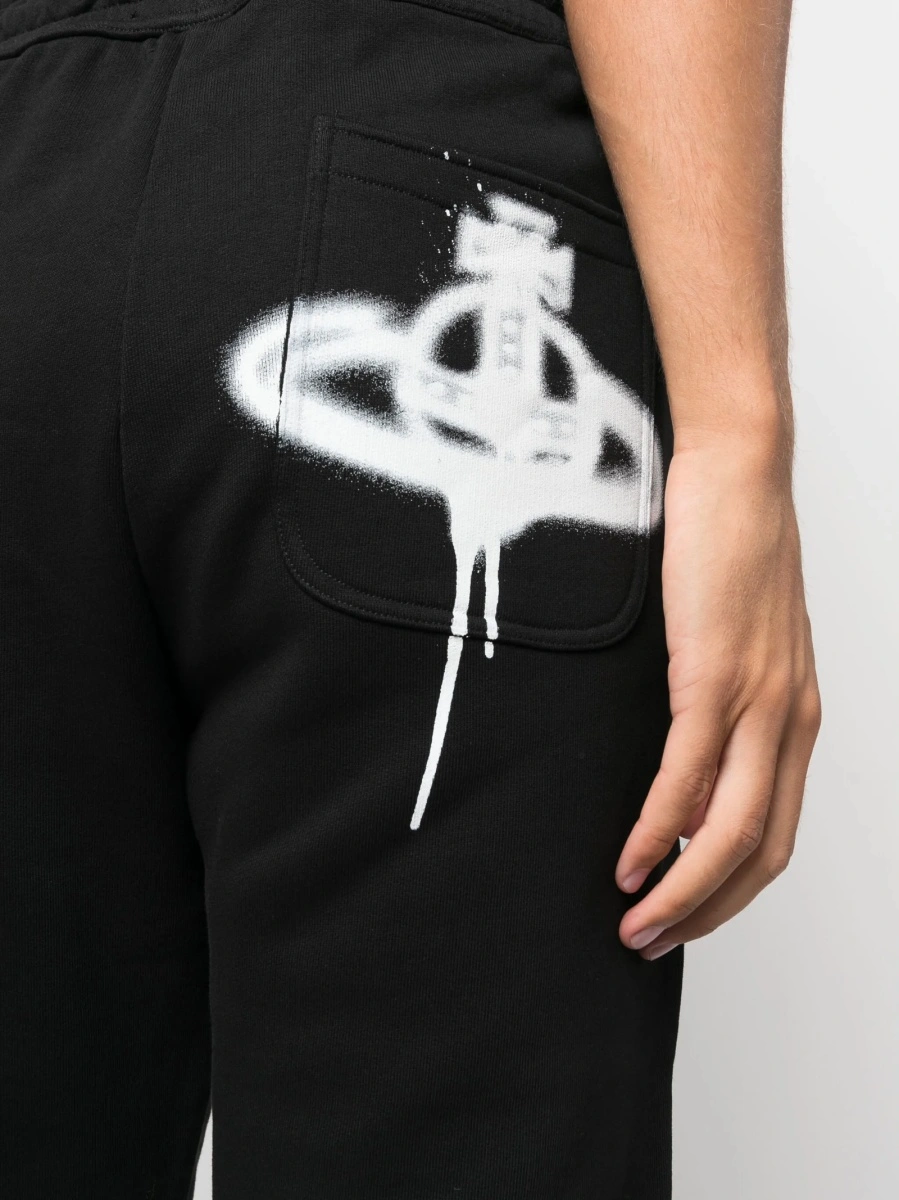Pantaloni de trening Vivienne Westwood negri - Img 5