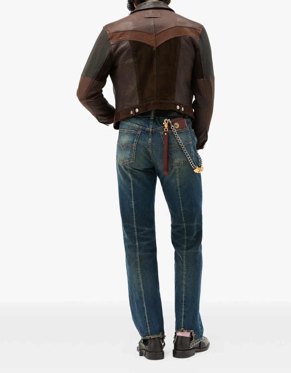 Pantaloni Distressed straight-leg Jeans - Img 5