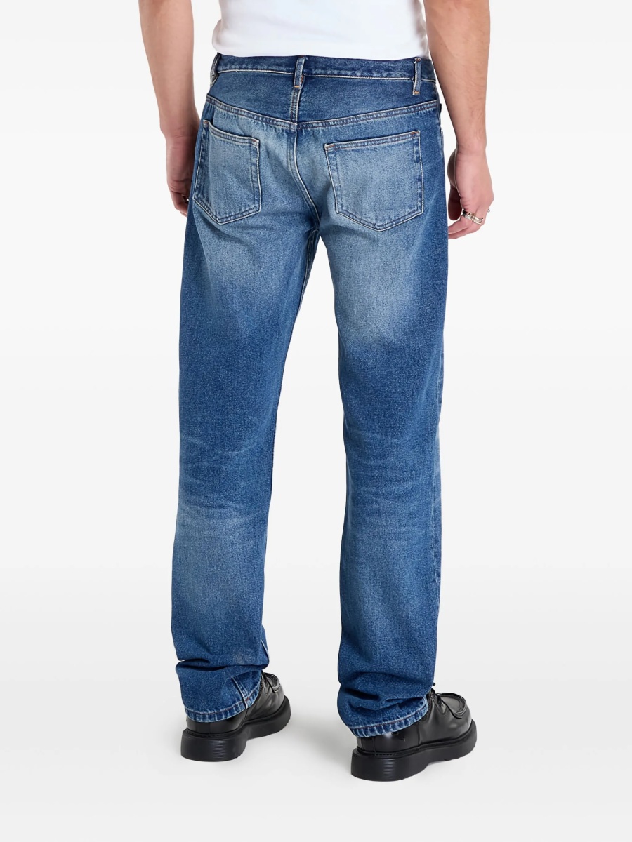Pantaloni drepti A.P.C. albastri - Img 3