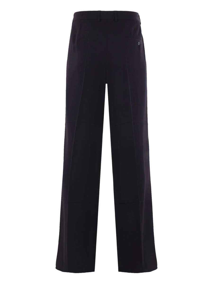 Pantaloni drepti Balenciaga negri - Img 2