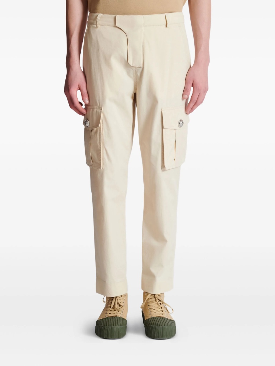 Pantaloni drepti Balmain neutri - Img 5