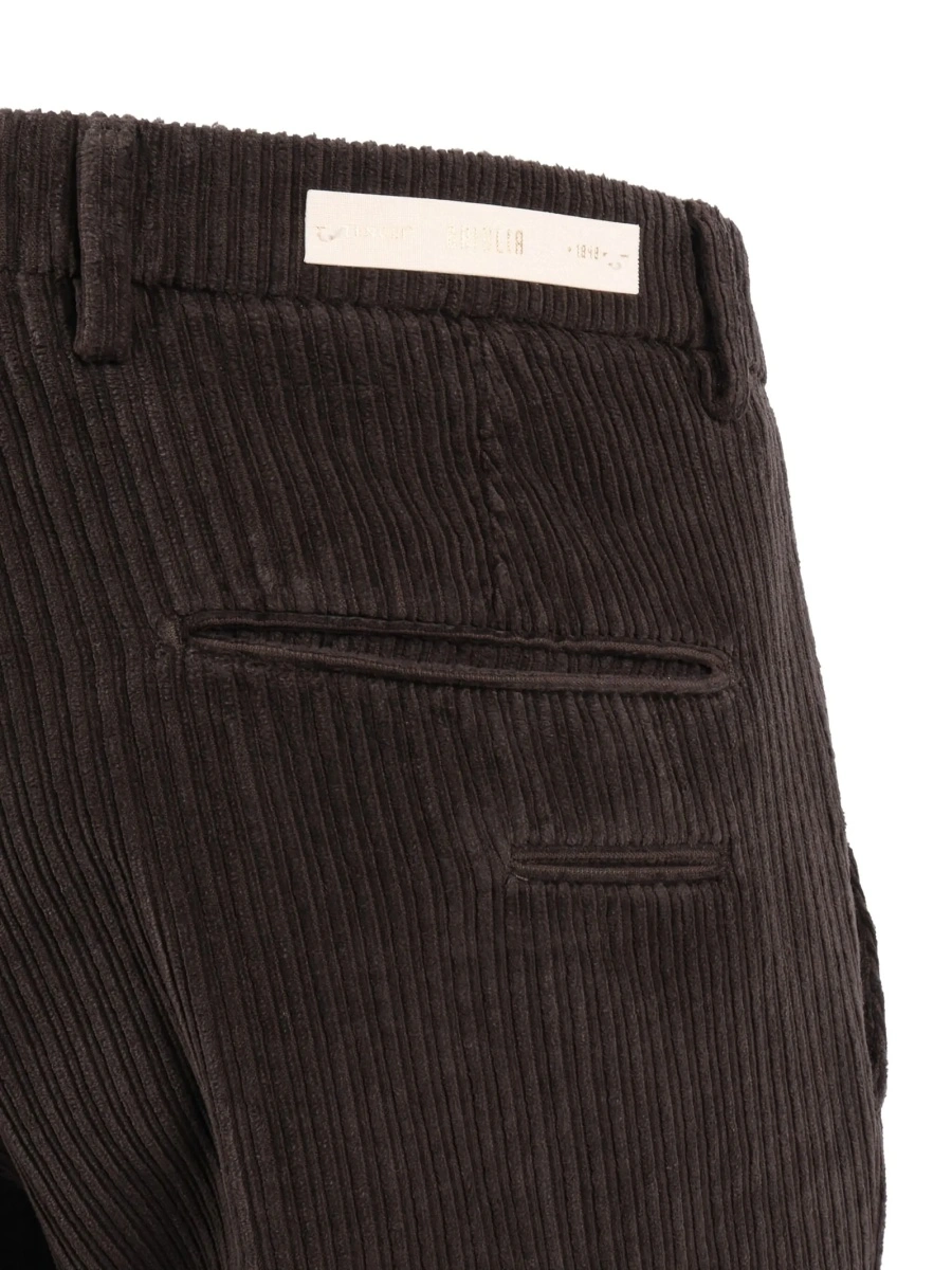 Pantaloni drepti Briglia maro - Img 3
