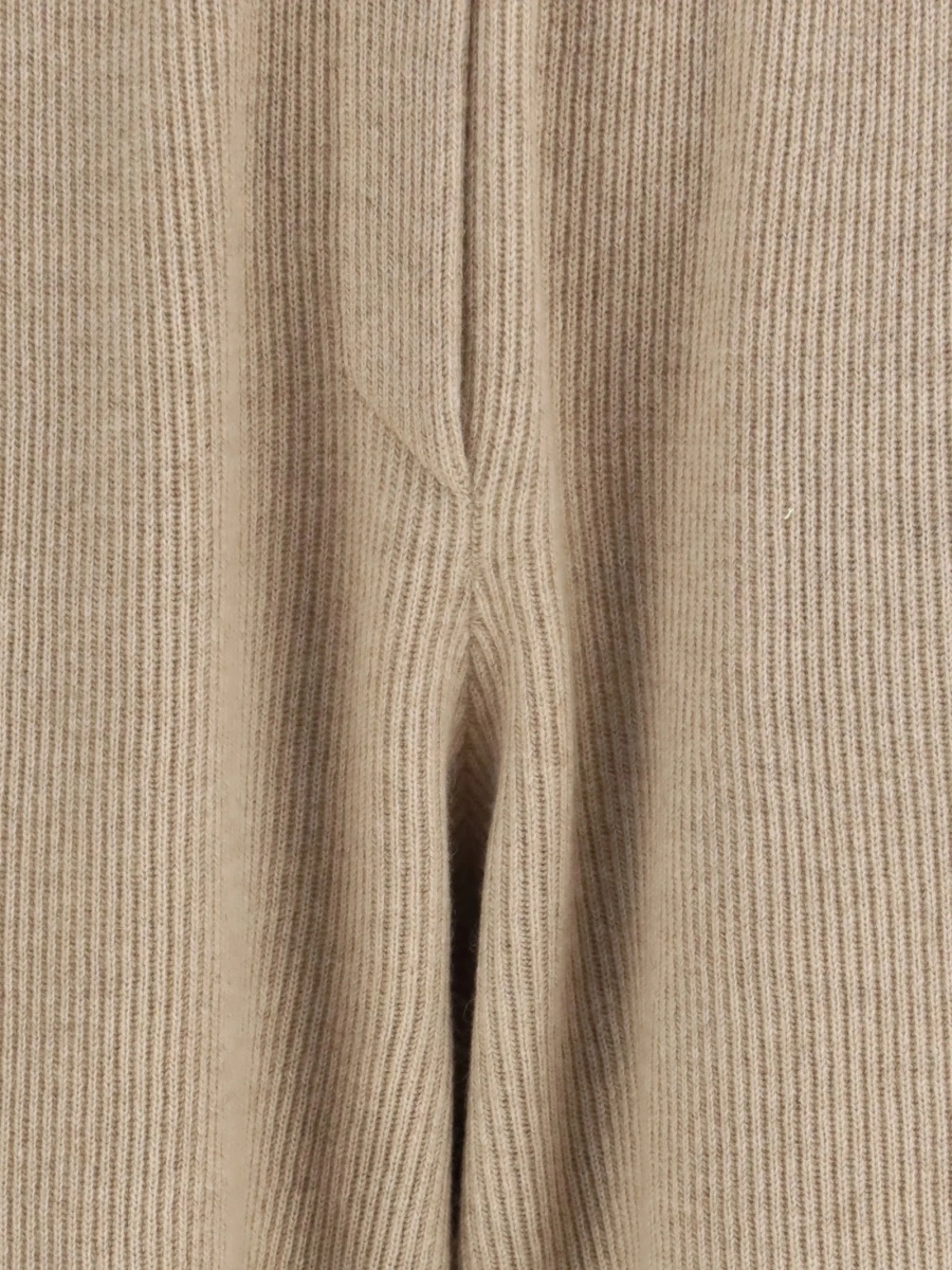 Pantaloni drepti Brunello Cucinelli neutri - Img 3