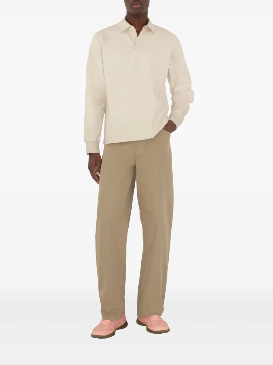 Pantaloni drepti Burberry neutri - Img 2