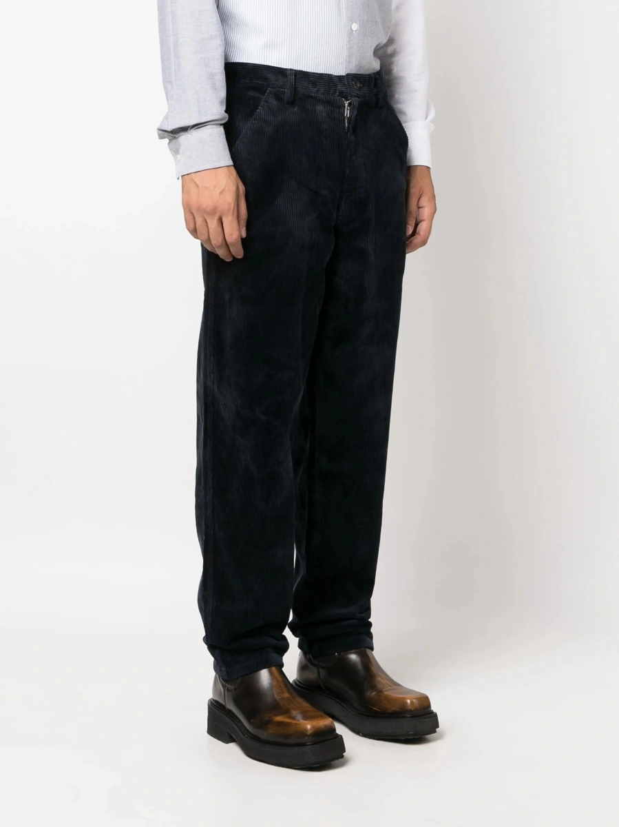 Pantaloni drepti Comme des Garçons albastri - Img 3