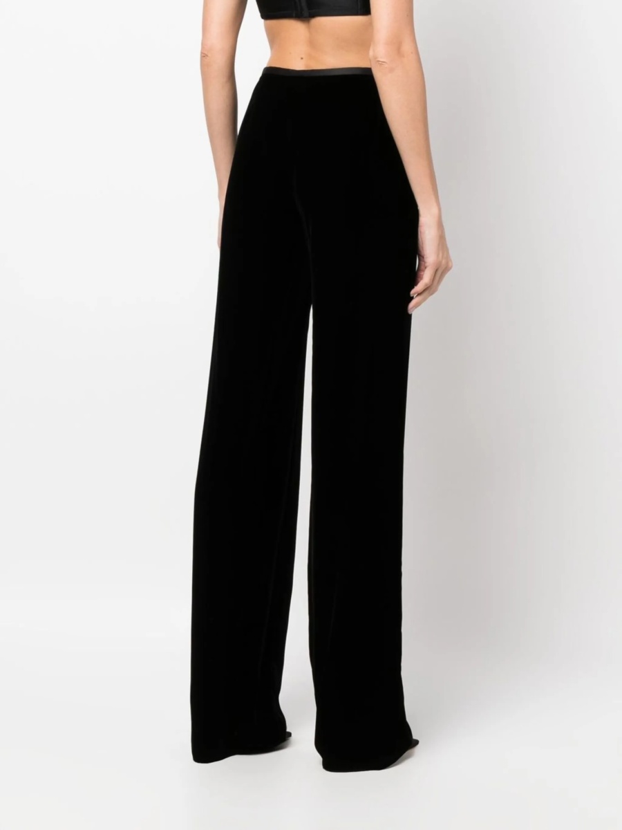 Pantaloni drepti Emporio Armani negri - Img 4