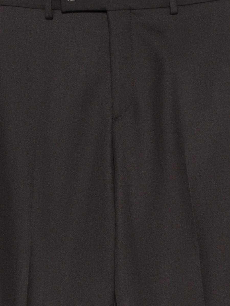Pantaloni drepti Fendi maro - Img 3