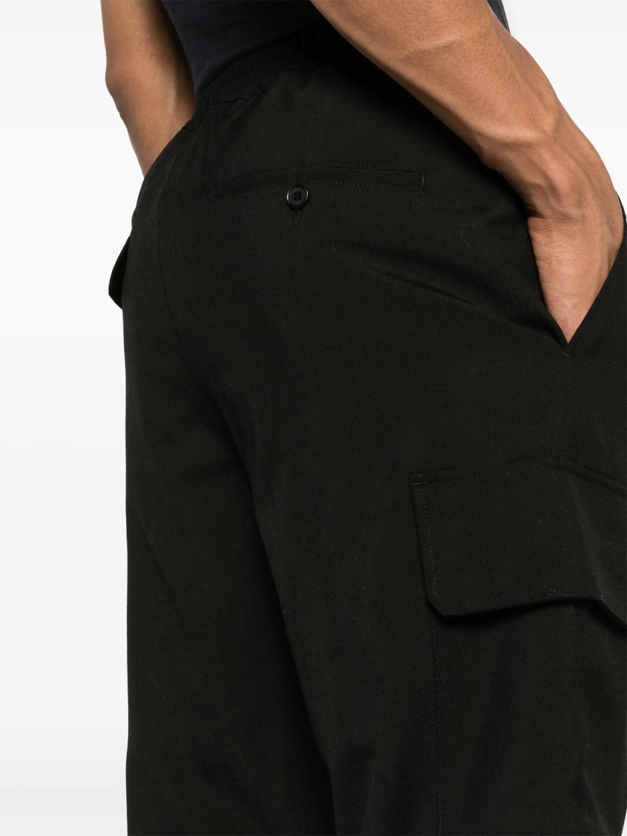 Pantaloni drepti Marni negri din lana - Img 5