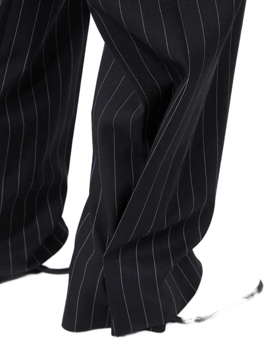 Pantaloni drepti SPORTMAX negri - Img 5
