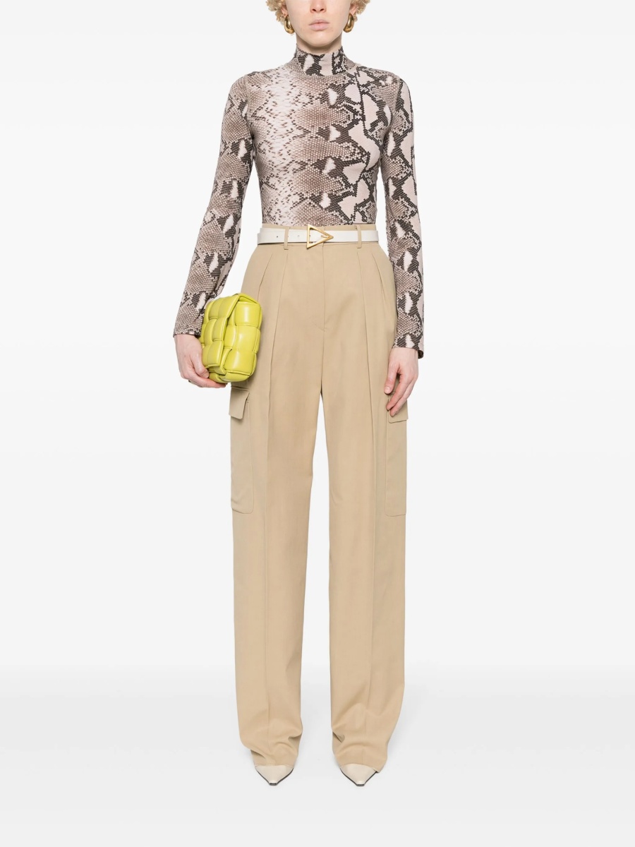 Pantaloni drepti SPORTMAX neutri - Img 2