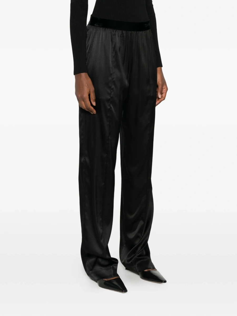 Pantaloni drepti Tom Ford negri - Img 3