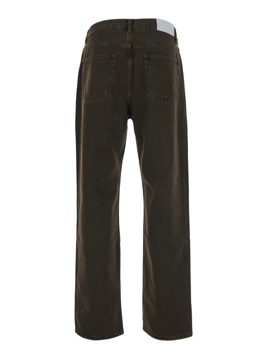 Pantaloni DUNST maro din denim - Img 2