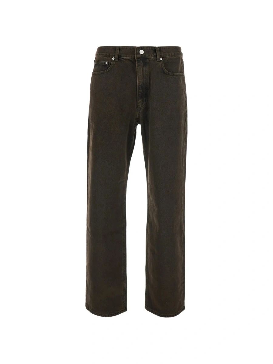 Pantaloni DUNST maro din denim - Img 6