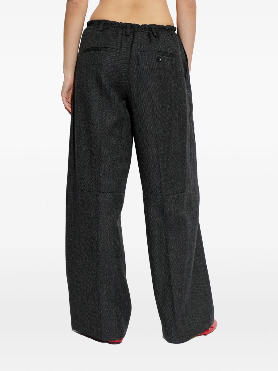 Pantaloni eleganti Alexander Wang gri - Img 4