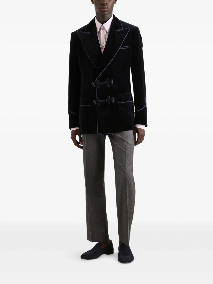 Pantaloni eleganti Dolce &amp; Gabbana gri - Img 2