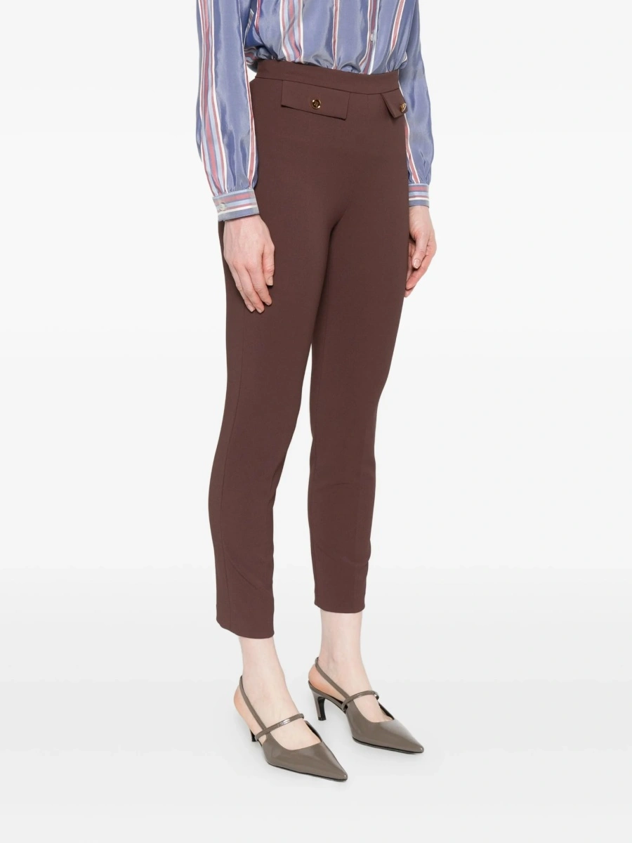 Pantaloni eleganti Elisabetta Franchi maro - Img 7