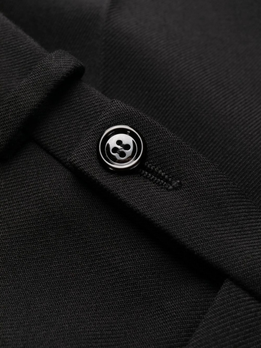 Pantaloni eleganti Gucci negri din lana - Img 5