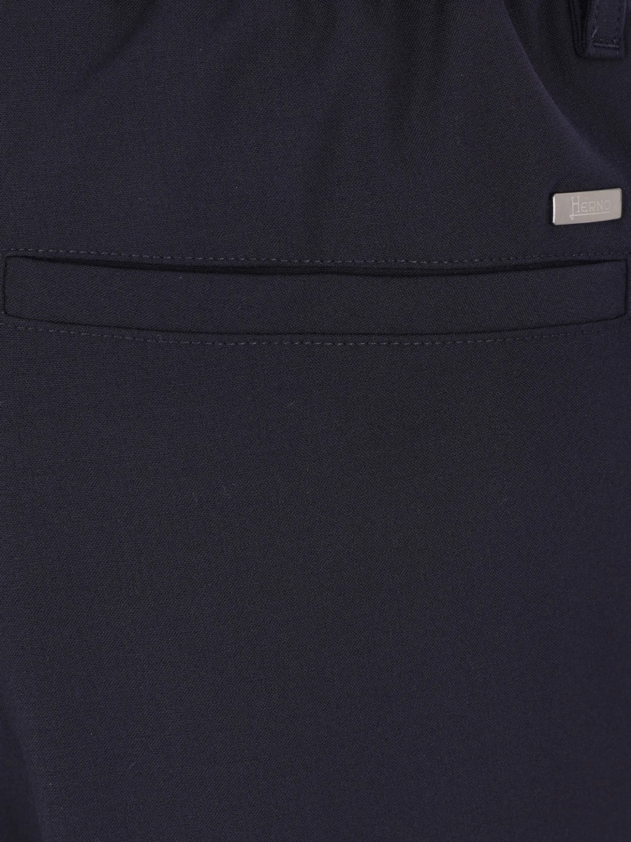 Pantaloni eleganti Herno albastri - Img 3
