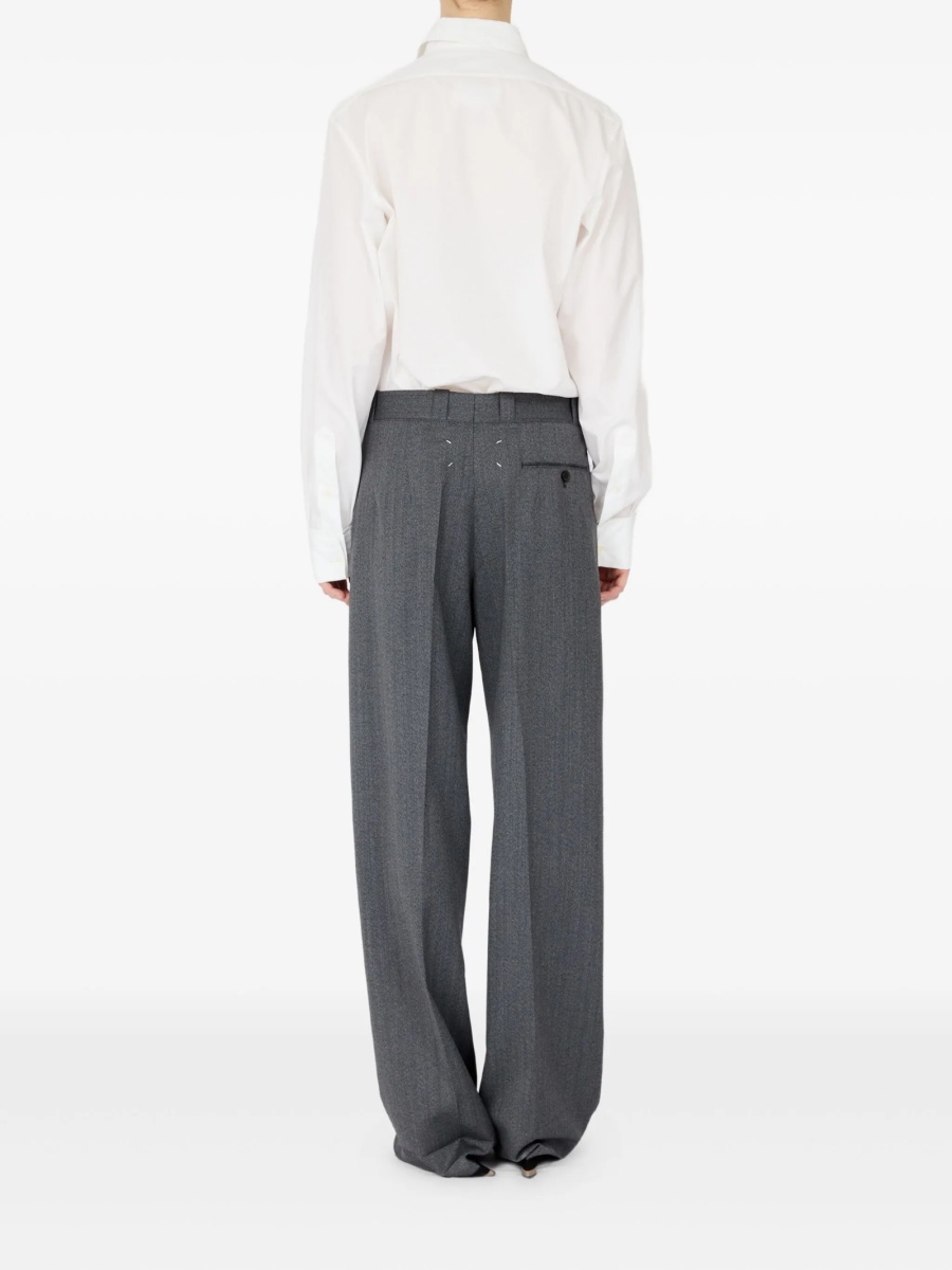 Pantaloni eleganti Maison Margiela gri - Img 5
