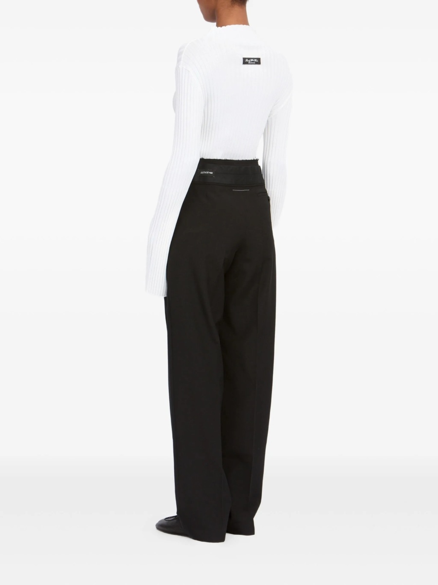 Pantaloni eleganti MM6 Maison Margiela negri - Img 5