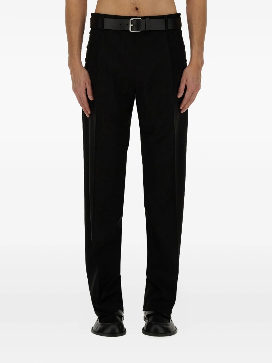 Pantaloni eleganti Moschino negri - Img 3