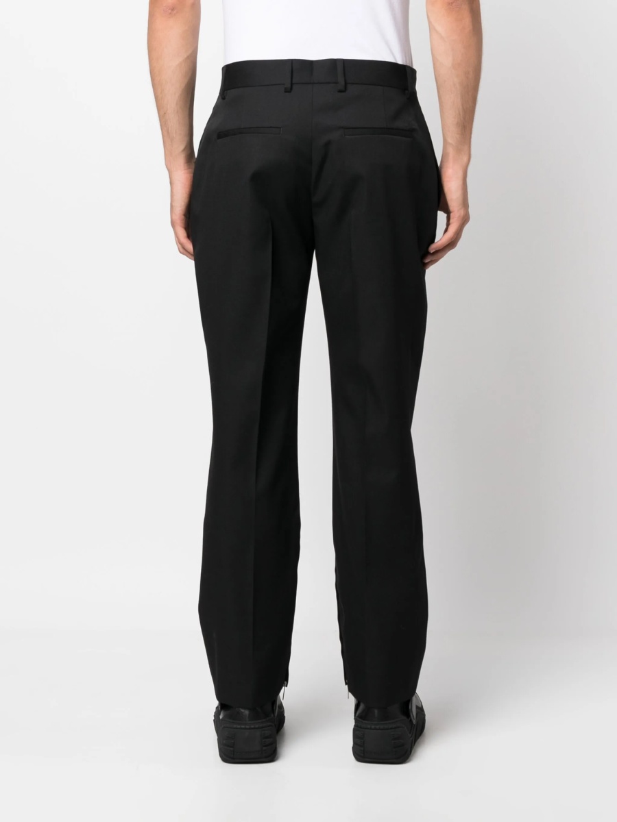 Pantaloni eleganti Off-White negri din lana - Img 4