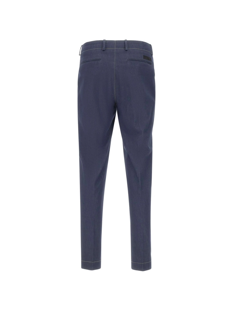 Pantaloni eleganti RRD albastri - Img 2