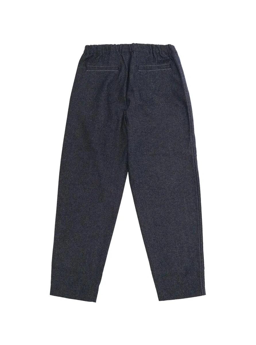 Pantaloni EMPORIO ARMANI KIDS albastri din bumbac - Img 2