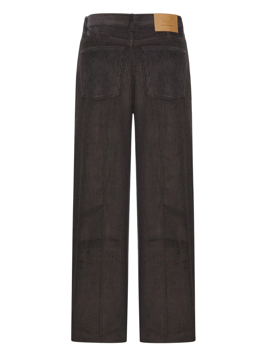 Pantaloni evazati AMI Paris gri - Img 2