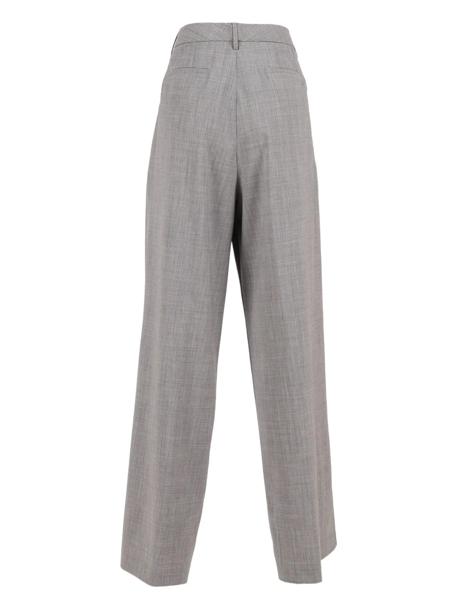 Pantaloni evazati Fabiana Filippi gri - Img 2