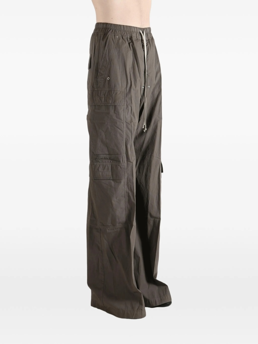 Pantaloni evazati Rick Owens maro - Img 3