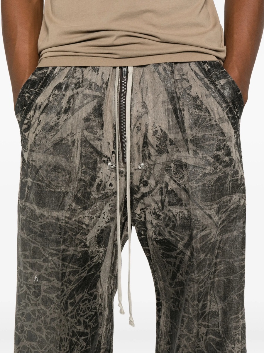 Pantaloni evazati Rick Owens negri - Img 5