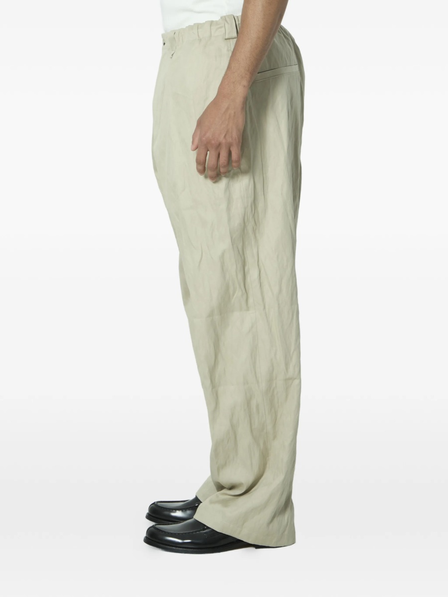 Pantaloni evazati Willy Chavarria neutri - Img 2